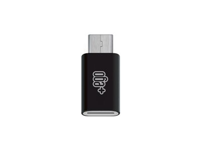 Wiko U Feel - Adattatore da USB Type-C a Micro USB Nero