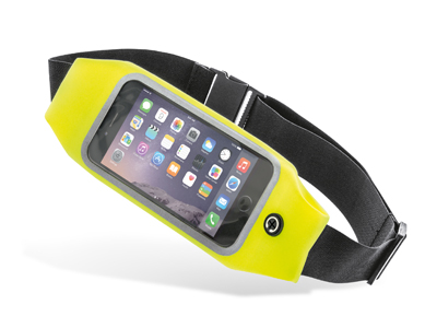 NGM Pixy - Sport Belt tessuto ultralight Universale Smartphone fino 5'' Colore Lime