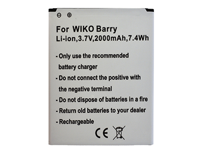 Wiko Rainbow Lite - Batteria Litio 2000 mAh  slim