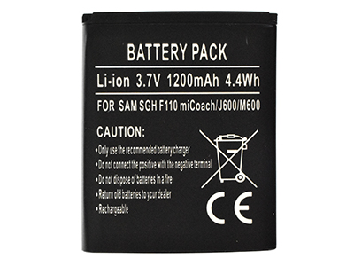 Samsung SGH-M610 - Batteria Litio 650 mAh slim