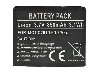 Motorola L7 - Batteria Litio 850 mAh slim