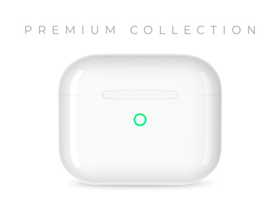 Motorola E365 - Auricolari Wireless Premium Collection Clear Pods Bianco