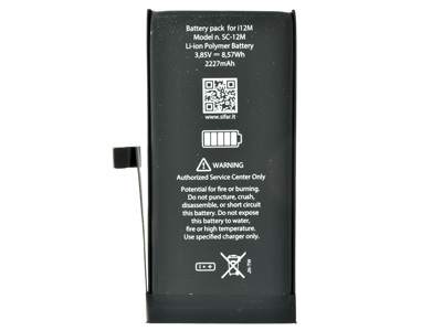 Apple iPhone 12 mini - Batteria 2227 mAh qualità Premium SMART Celle AAA **nuove zero cicli**
