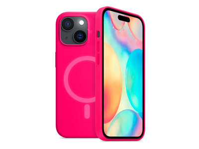 Apple iPhone 14 Plus - Cover gommata serie Neon Mag Colore Rosa