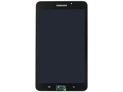 Samsung SM-T280 Galaxy TAB A 2016  7.0'' WIFI - Lcd + Touchscreen + Tasto Home + Frame Completo  Nero