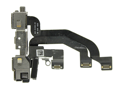 Apple iPhone Xs - Flat cable + Camera Frontale + Sensore Infrarossi *Recuperare e saldare sensore Originale*