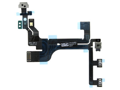 Apple iPhone 5C - Flat Cable + Switch Tasto Power + Switch Tasti Volume e Vibrazione   No Logo