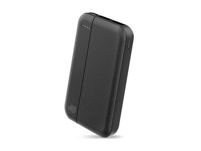 Uni Tutti modelli Touchscreen con Biadesivo - Power Slim Carica batterie portatile 5000 mAh Nero