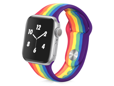 Apple Apple Watch 44mm. Serie 6 A2292-A2375 - Cinturino Smartwatch cassa 42/44/45/49mm Serie Silicone Unika