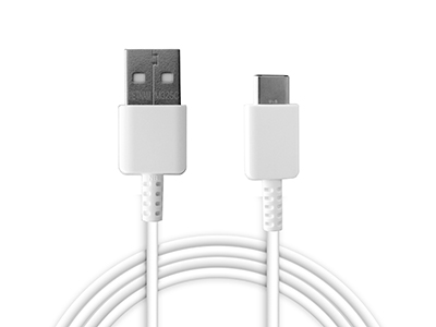 universale - Charge and Data Cable from Usb to Usb Type-C 1m 3A White **Bulk**