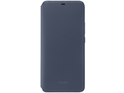 Huawei Mate 20 Pro - 51992635 Eco Leather Flip Cover with Back Rigid part Blue
