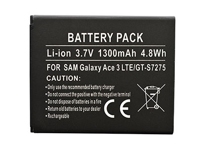 Samsung GT-S7275 Galaxy Ace 3 - Batteria Litio 1300 mAh slim