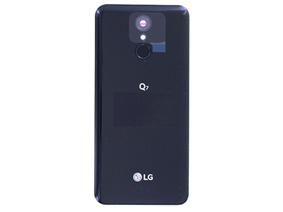 Lg LMQ610EM Q7 - Cover Batteria + Lettore Impronta + Vetrino Camera Nero