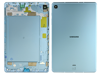 Samsung SM-P615 Galaxy TAB S6 Lite 10.4'' LTE - Guscio Batteria + Vetrino Camera + Tasti Laterali Blu