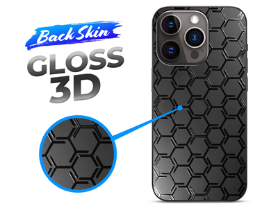 Oppo A16s - Pellicole BACKSKIN per plotter Easyfit Gloss 3D Nido D'ape Trasparente