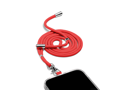Apple iPhone 13 Pro Max - Laccetto Universale per Smartphone Rosso