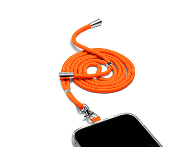 Apple iPhone 13 Pro Max - Laccetto Universale per Smartphone Arancione Fluo
