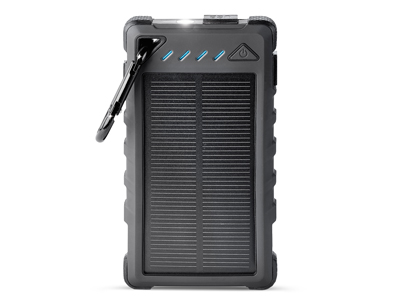 Asus ROG Phone II ZS660KL - Power Bank ricarica solare doppia uscita Usb A  8000mAh Nero