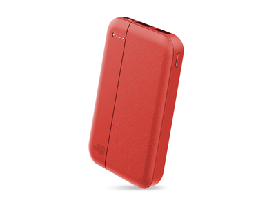 Motorola F3 Motofone - Power Slim Carica batterie portatile 5000 mAh Rosso