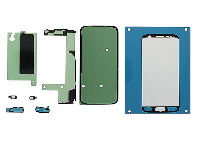Samsung SM-G930 Galaxy S7 - Lcd + Back Cover + Function Keys + Home Key Assembly Adhesive Kit