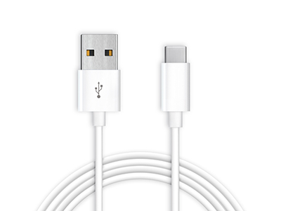 Huawei Mate 20 Pro - Charge and Data Cable Usb-Usb Type C 5A Fast 1m White