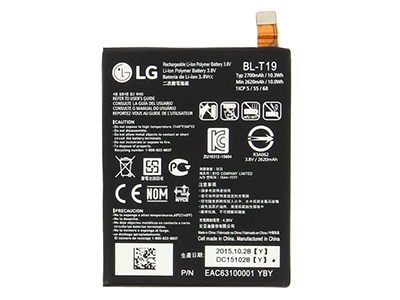 Lg H791 Nexus 5X - BL-T19  Batteria 2700 mAh Li-Ion **Bulk**