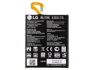Lg LMX410EO K11 - BL-T36  3000 mAh Li-Ion Battery **Bulk**