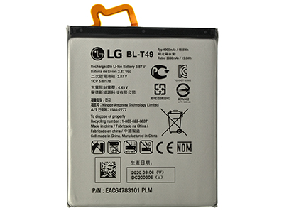 Lg LMK410EMW K41S - BL-T49  Batteria 4000 mAh Li-Ion **Bulk**