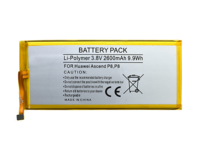 Huawei P8 - Batteria Litio 2600 mAh slim