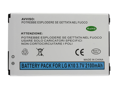 Lg K420N K10 4G - Batteria Litio 2200 mAh slim