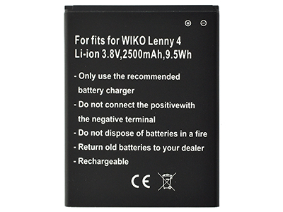 Wiko Jerry 2 - 2500 mAh Battery **Bulk**