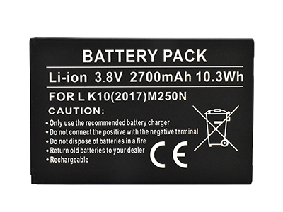 Lg M250N K10 2017 - Batteria Litio 2700 mAh slim