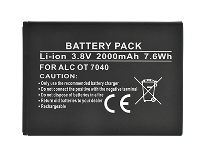 Alcatel Pixi 4  5.0'' Vers. 4G - Batteria Litio 2000 mAh slim