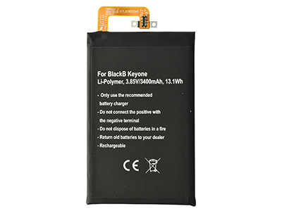 BlackBerry Keyone - Batteria Litio 3400 mAh slim