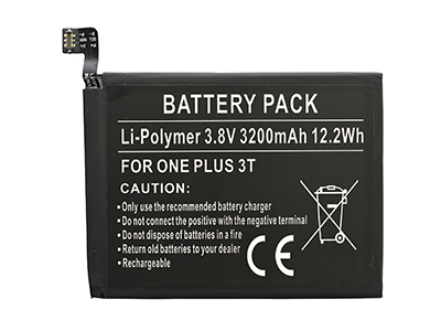 OnePlus OnePlus 3T - Batteria Litio 3200 mAh slim