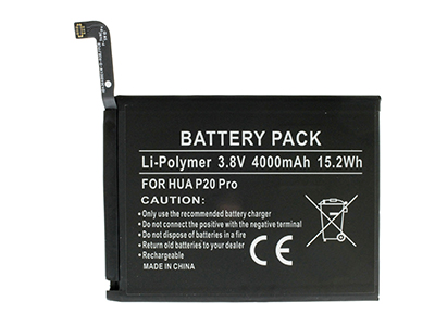 Huawei P20 Pro Dual Sim - Li-Ion battery 4000 mAh slim