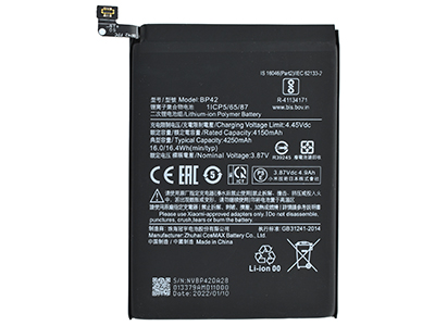 Xiaomi Mi 11 Lite - Batteria Litio 4150 mAh slim