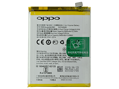 Oppo A3 - BLP661 Battery 3400 mAh Li-Ion + Adhesive