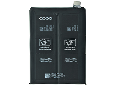 Oppo Reno4 Pro 5G - BLP787 Batteria 2000 mAh Li-Ion + Adesivo **Bulk**