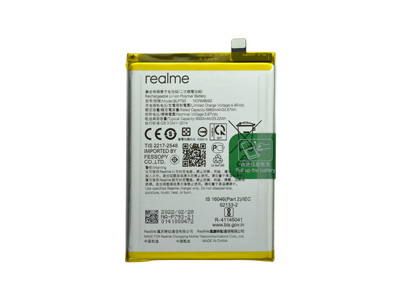 Realme Realme 7i - BLP793 Batteria 6000 mAh Li-Ion + Adesivo **Bulk**