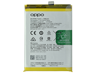 Oppo A73 5G - BLP797 Batteria 4040 mAh Li-Ion + Adesivo **Bulk**