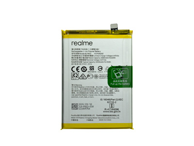 Realme Realme 8 5G - BLP803 Battery 5000 mAh Li-Ion + Adhesive