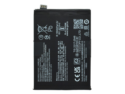 Realme Realme GT Master Edition - BLP809 Battery 2150 mAh Li-Ion + Adhesive