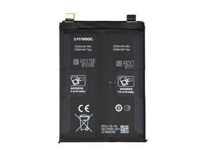 OnePlus OnePlus 10T 5G - BLP945 Batteria 4800 mAh Li-Ion + Adesivo **Bulk**