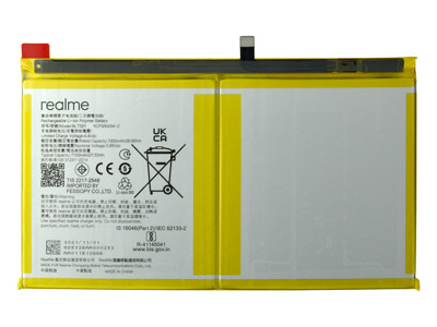 Realme Realme Pad - BLT001 Batteria 7100 mAh Li-Ion + Adesivo **Bulk**