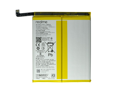Realme Realme Pad Mini - BLT003 Batteria 6400 mAh Li-Ion + Adesivo **Bulk**