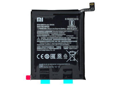 Xiaomi Mi Mix 3 - BM3K Batteria 3200 mAh + Adesivo **Bulk**