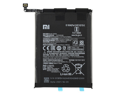 Xiaomi Redmi Note 9T 5G - BM54 Battery 5000 mAh + Adhesive