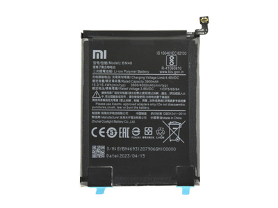 Xiaomi Redmi Note 8T - BN46 Batteria 4000 mAh + Adesivo **Bulk**