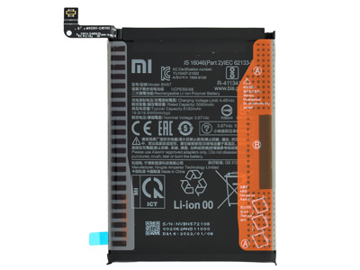 Xiaomi Poco X3 Pro - BN57 Batteria 5160 mAh + Adesivo **Bulk**